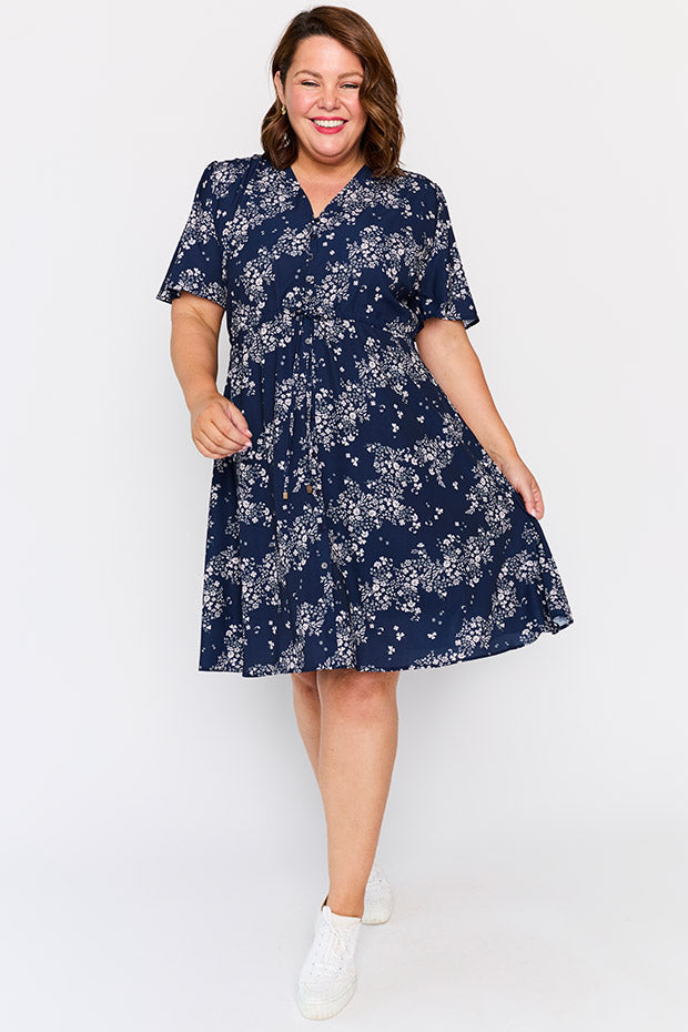 Siena Soft Clover Dress – Soft Clover knee length dress