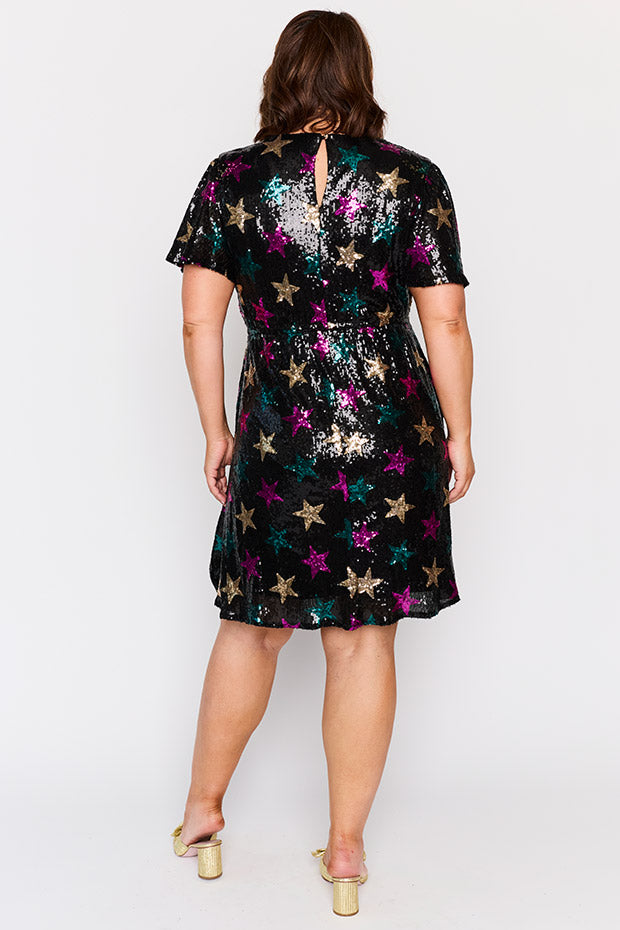 Angelica Star Sequin Dress – Star Sequin sequin dress