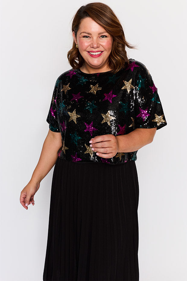 Astra Star Sequin Top – Star Sequin top