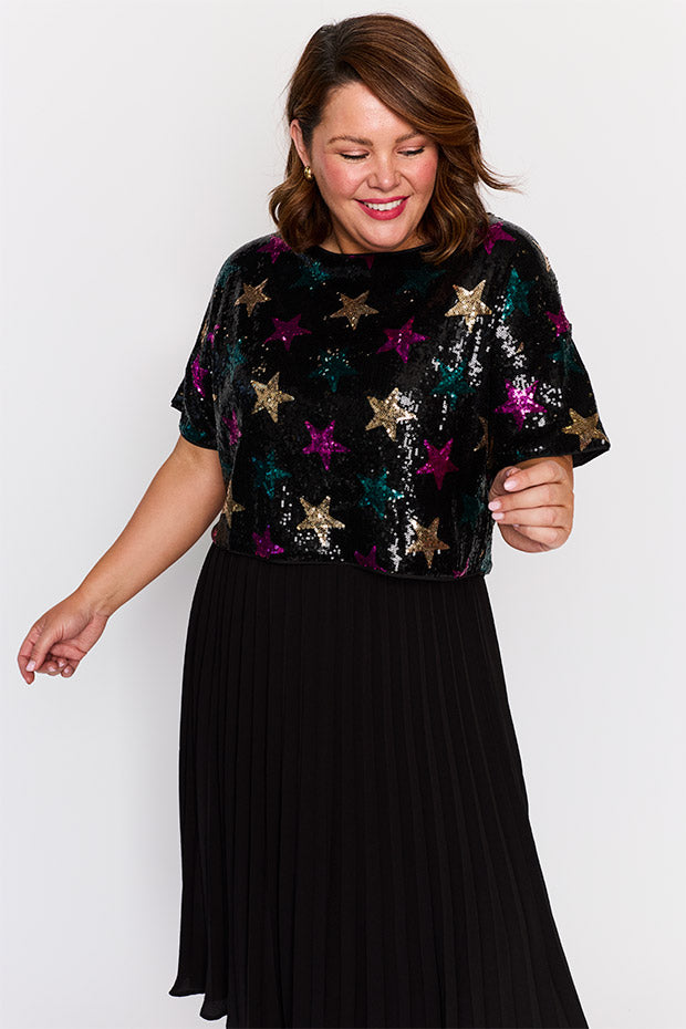 Astra Star Sequin Top – Star Sequin top
