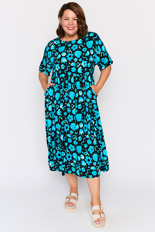 Iconic Stardust Florals Dress – Stardust Florals midi dress