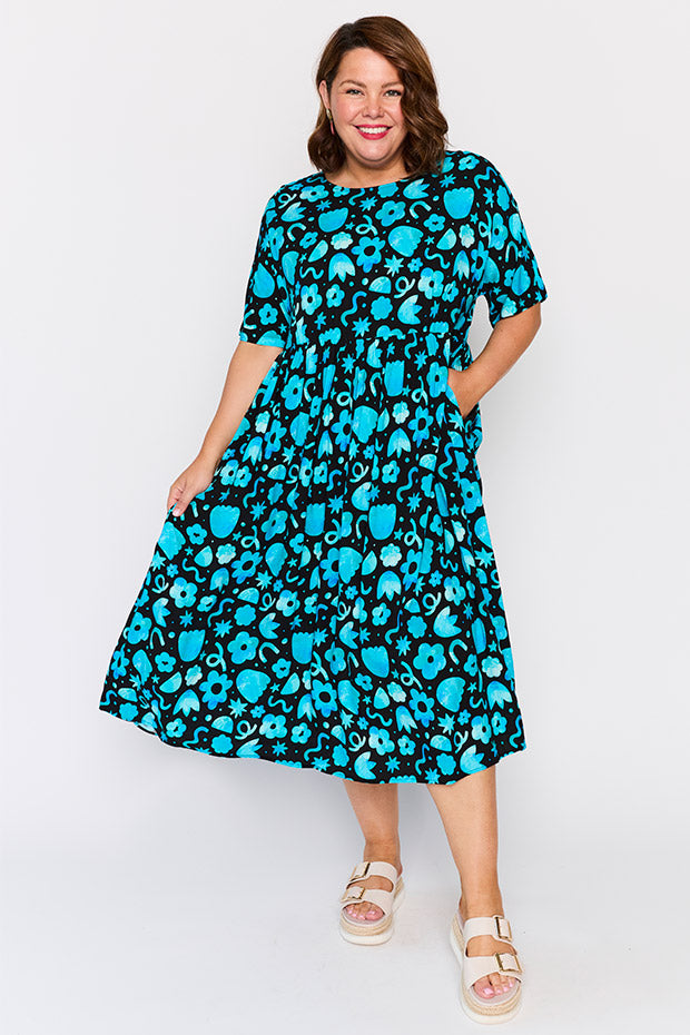 Iconic Stardust Florals Dress – Stardust Florals midi dress