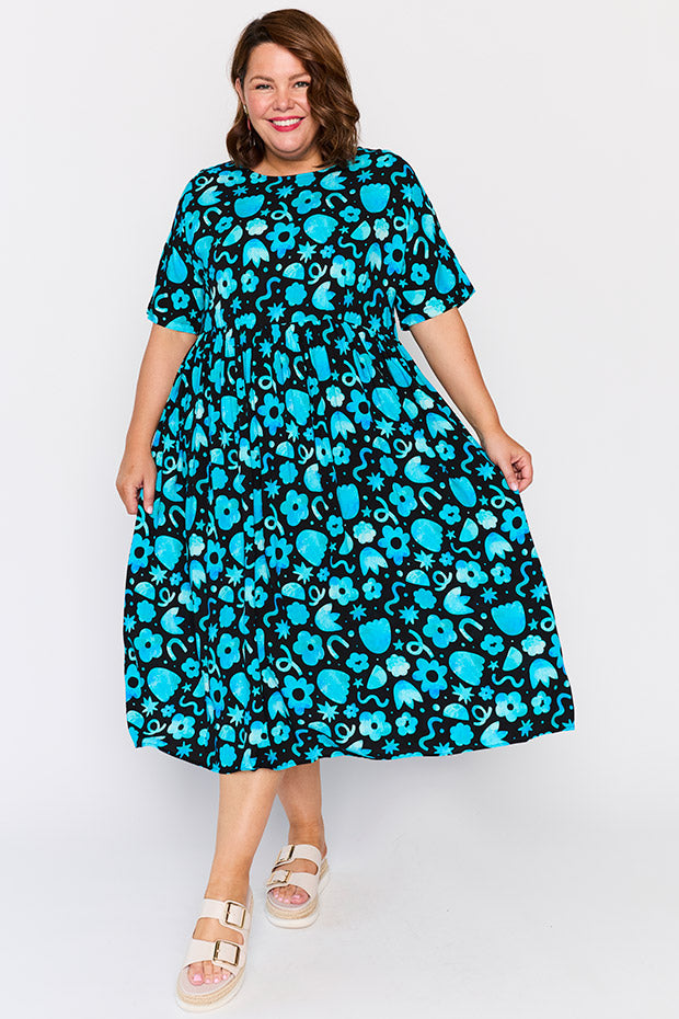 Iconic Stardust Florals Dress – Stardust Florals midi dress