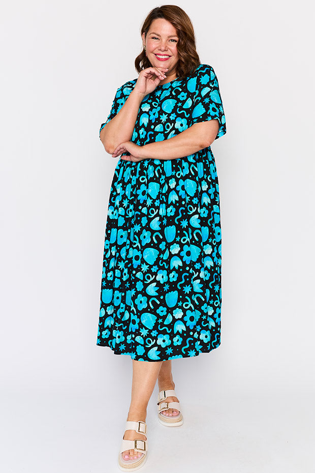 Iconic Stardust Florals Dress – Stardust Florals midi dress