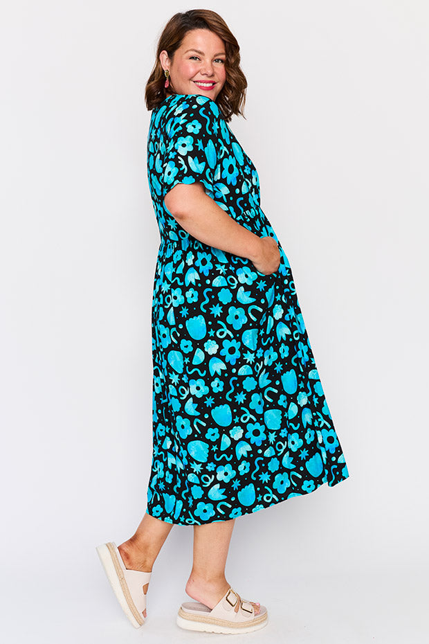 Iconic Stardust Florals Dress – Stardust Florals midi dress