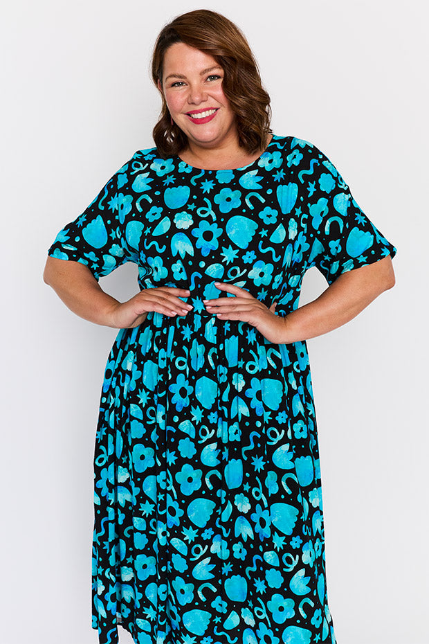 Iconic Stardust Florals Dress – Stardust Florals midi dress