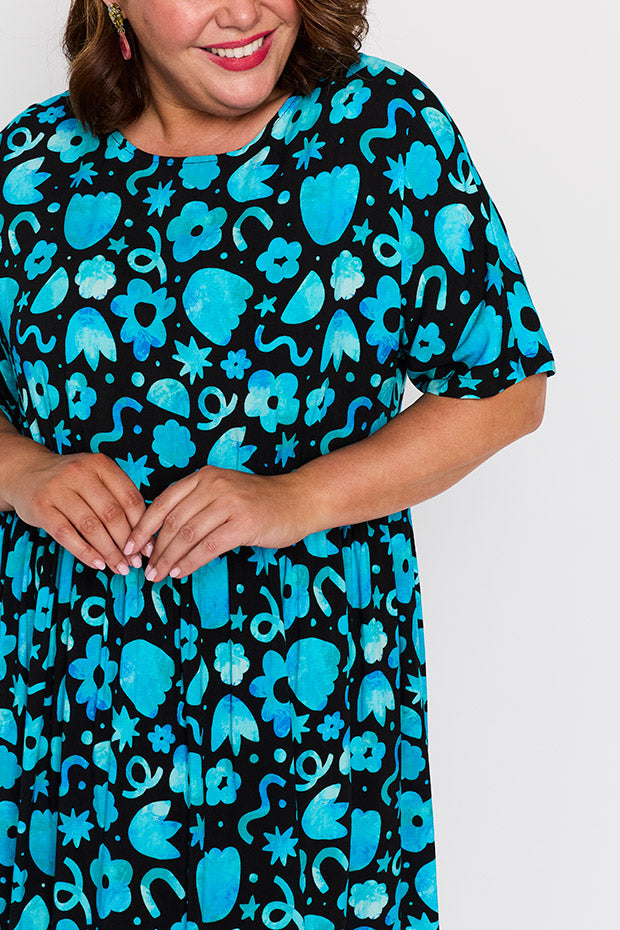Iconic Stardust Florals Dress – Stardust Florals midi dress