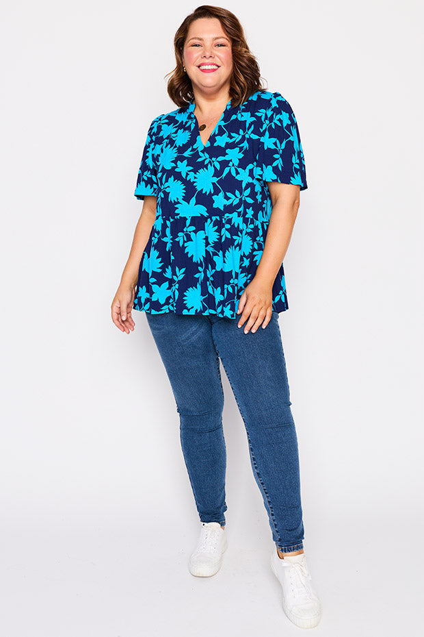 Lisa Blue Ivy Top – Blue Ivy blouse