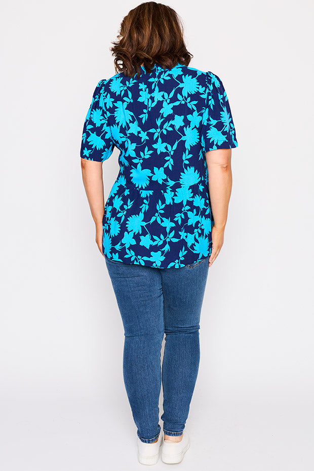 Lisa Blue Ivy Top – Blue Ivy blouse