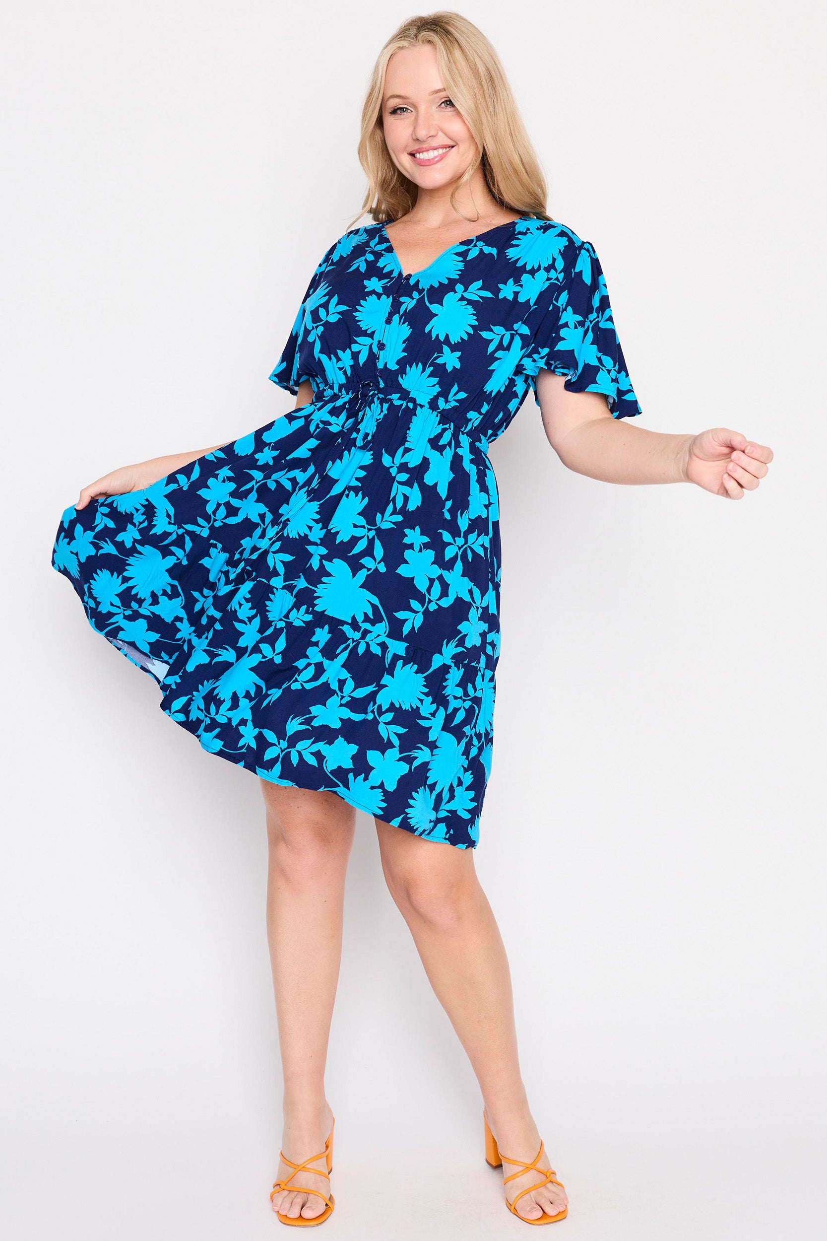 Remi Blue Ivy Dress – Blue Ivy knee length dress