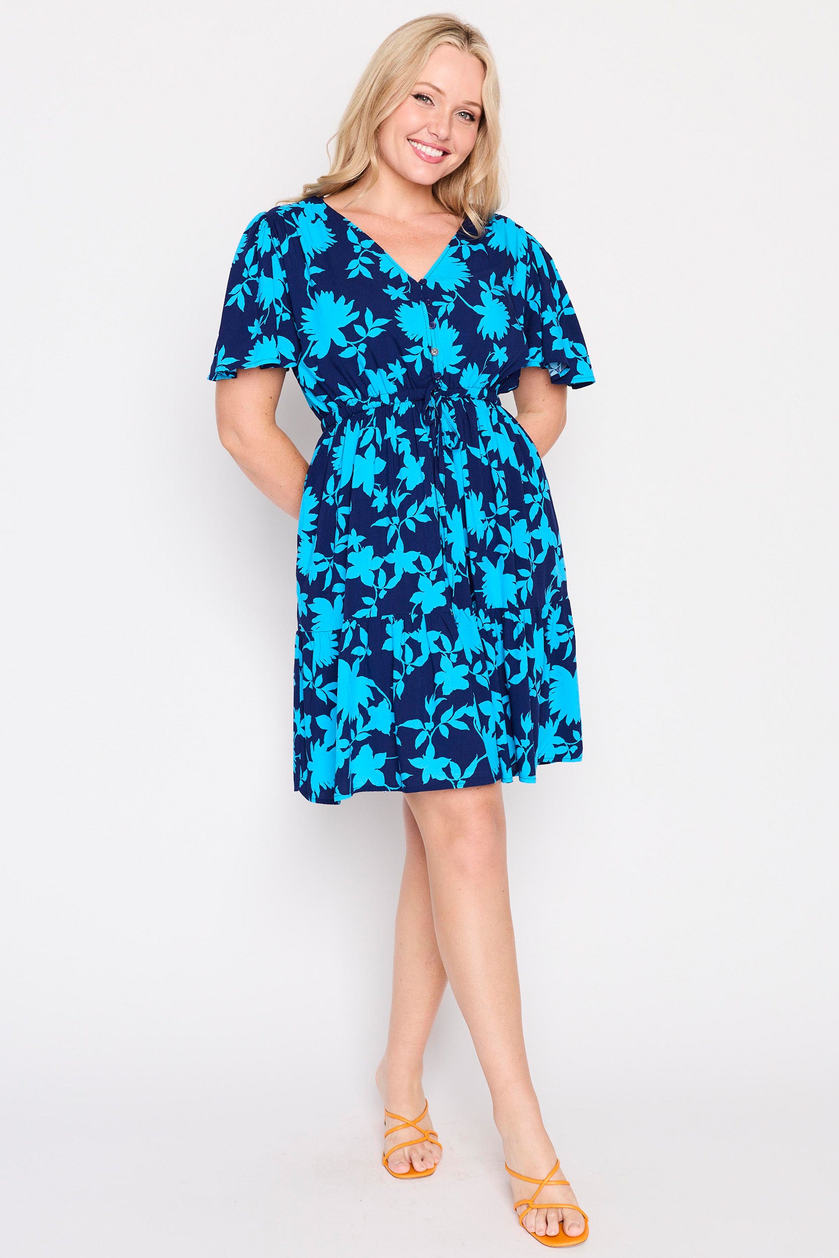 Remi Blue Ivy Dress – Blue Ivy knee length dress