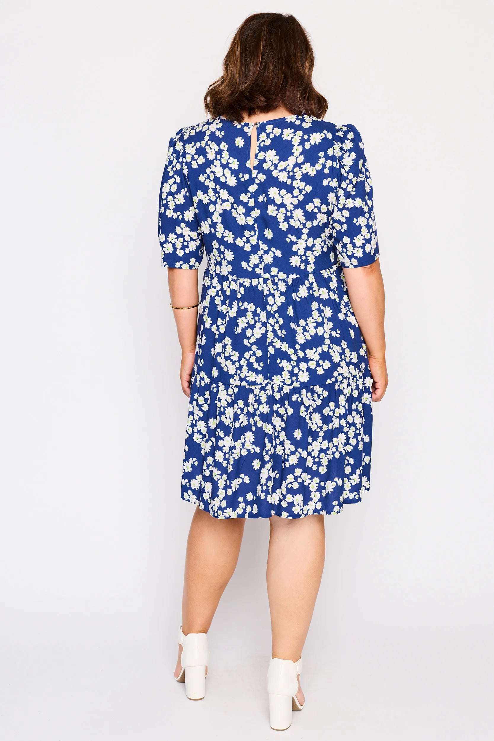 Izzie Blue Petal Whimsy Dress – Blue Petal Whimsy mini dress