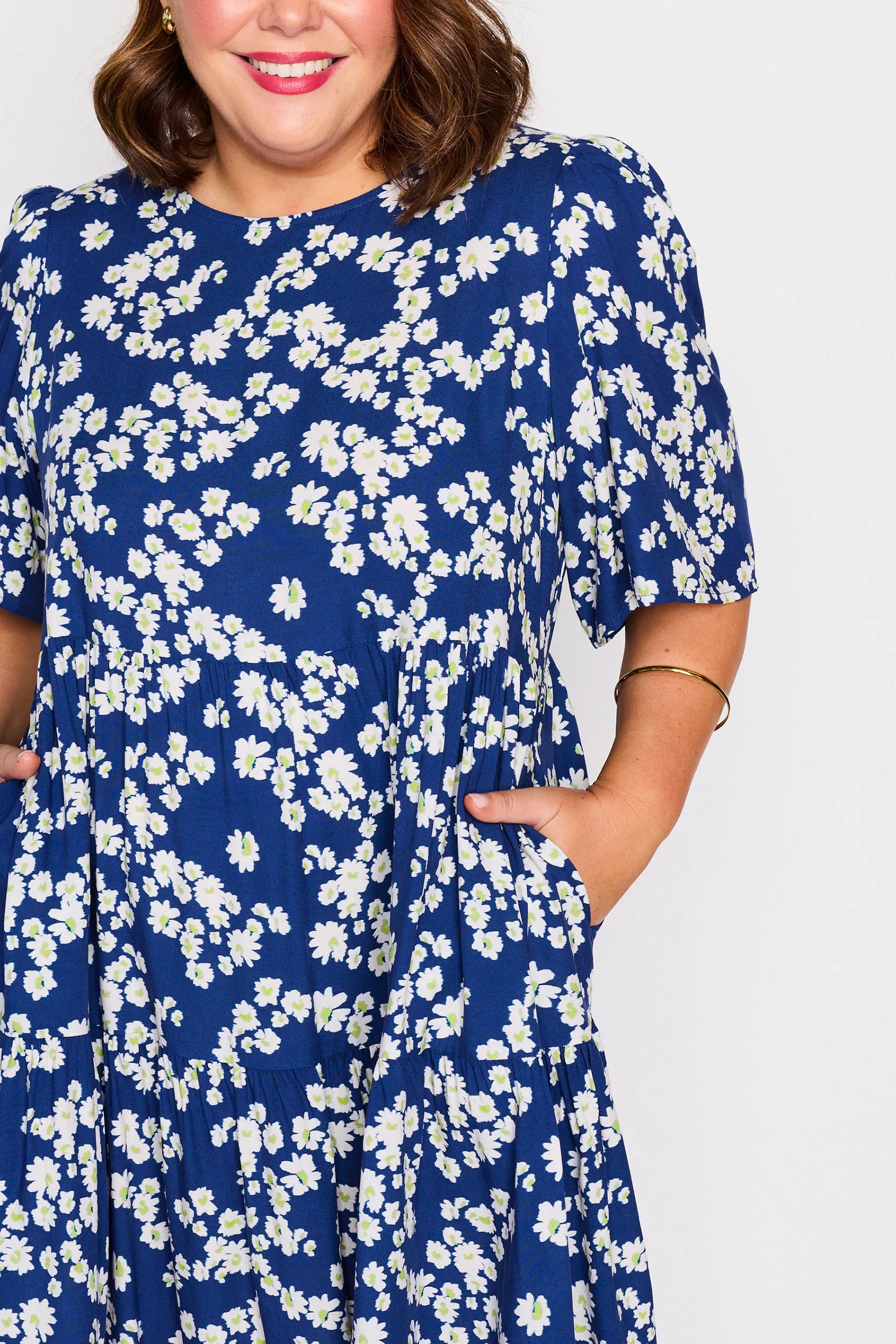 Izzie Blue Petal Whimsy Dress – Blue Petal Whimsy mini dress