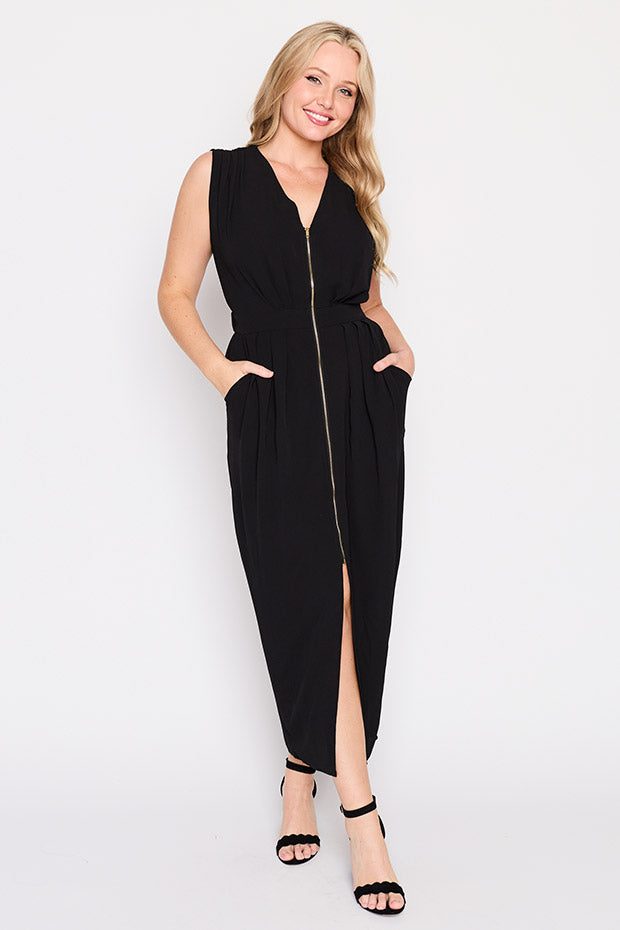 Briana Black Dress – Black maxi dress