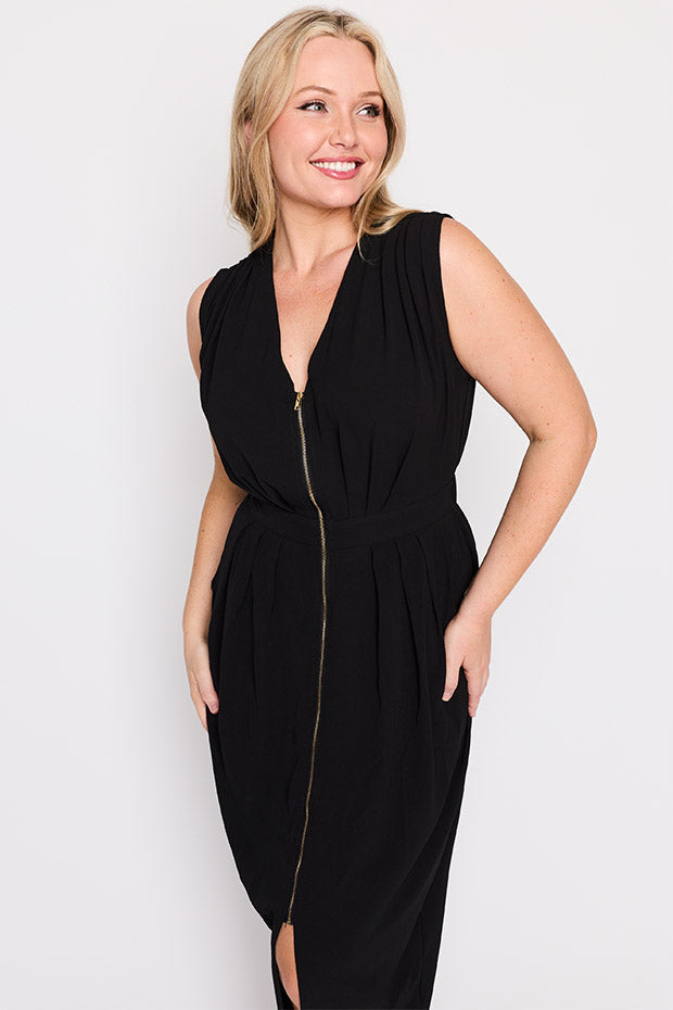 Briana Black Dress – Black maxi dress
