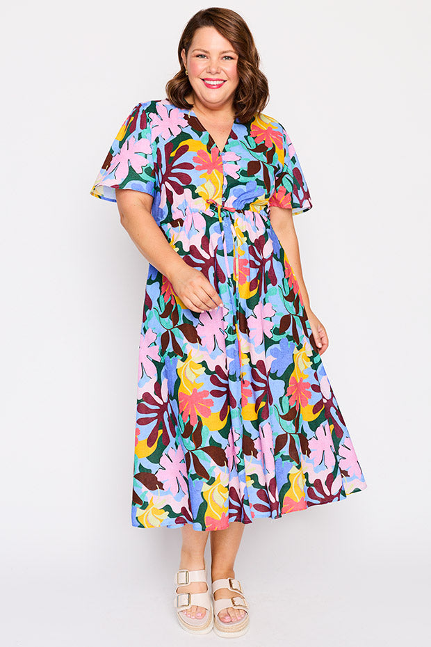 Marley Cotton Lilac Sky Dress – Lilac Sky midi dress