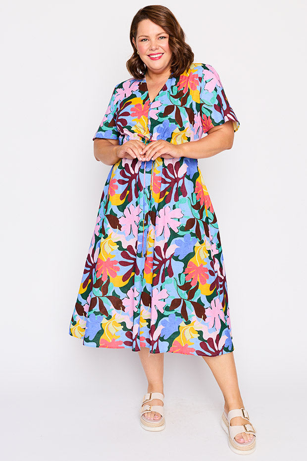 Marley Cotton Lilac Sky Dress – Lilac Sky midi dress