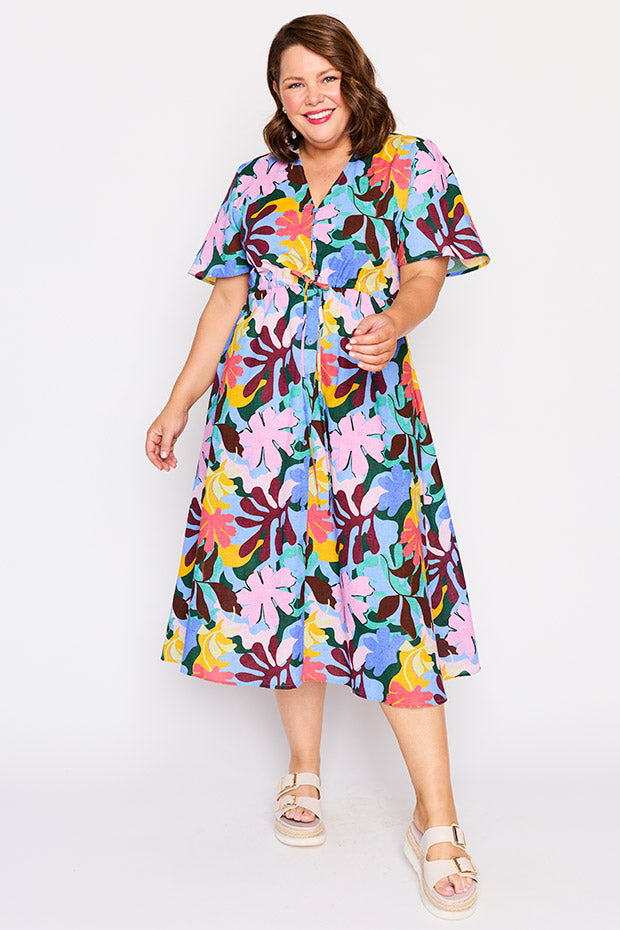 Marley Cotton Lilac Sky Dress – Lilac Sky midi dress