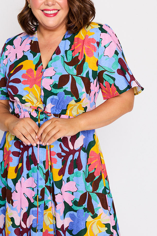 Marley Cotton Lilac Sky Dress – Lilac Sky midi dress