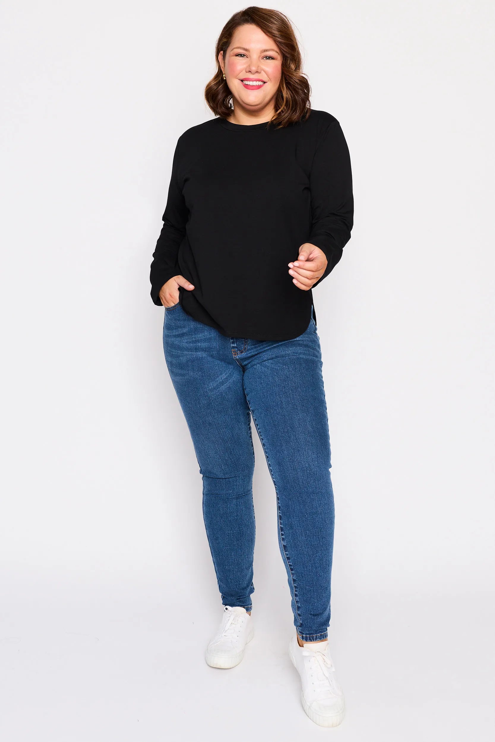 Maryanne Black Top – Black loose top