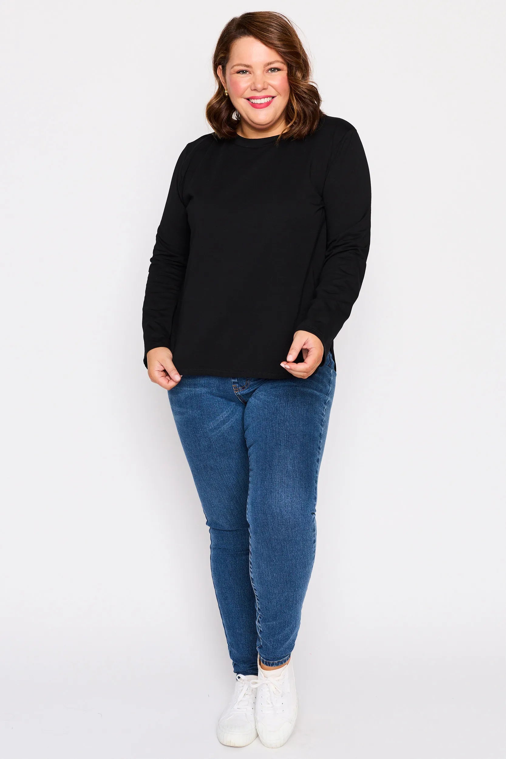 Maryanne Black Top – Black loose top