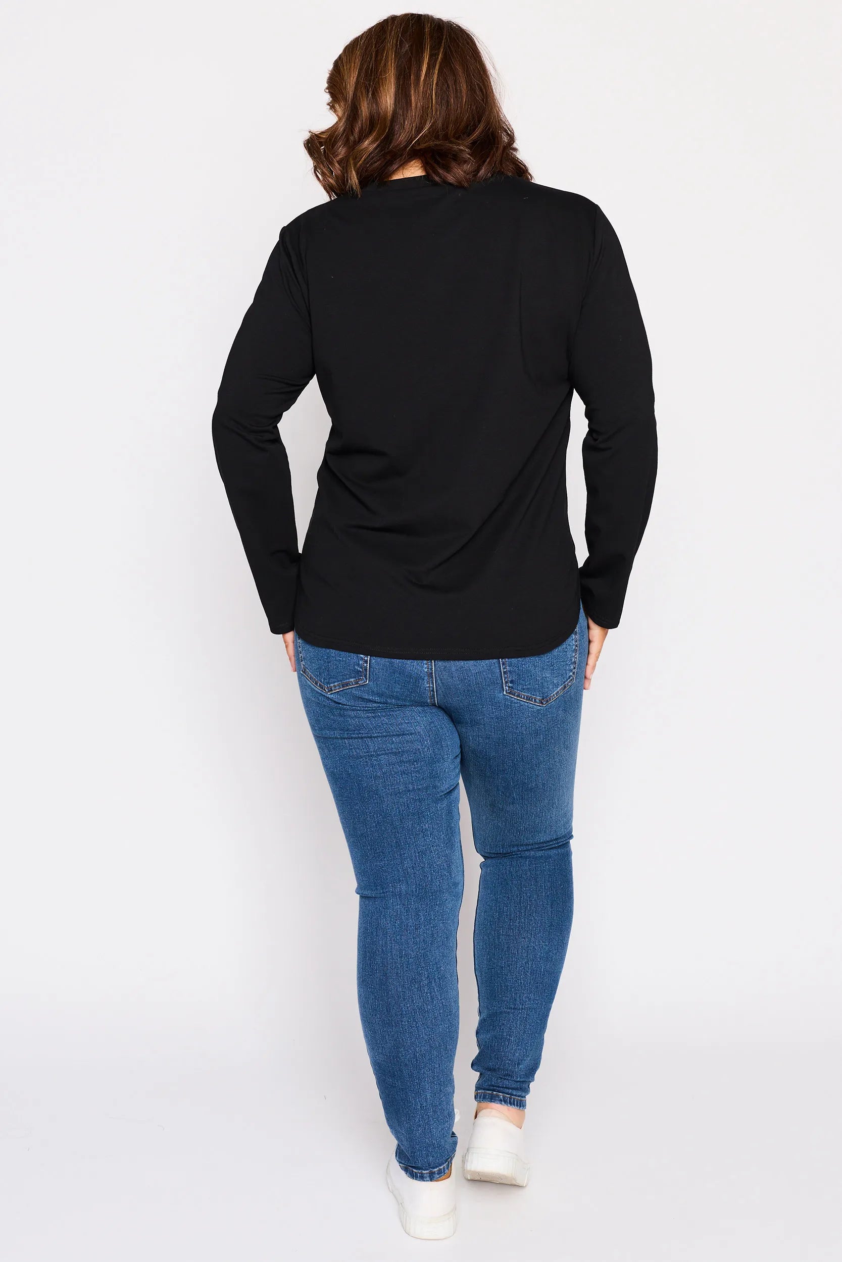 Maryanne Black Top – Black loose top