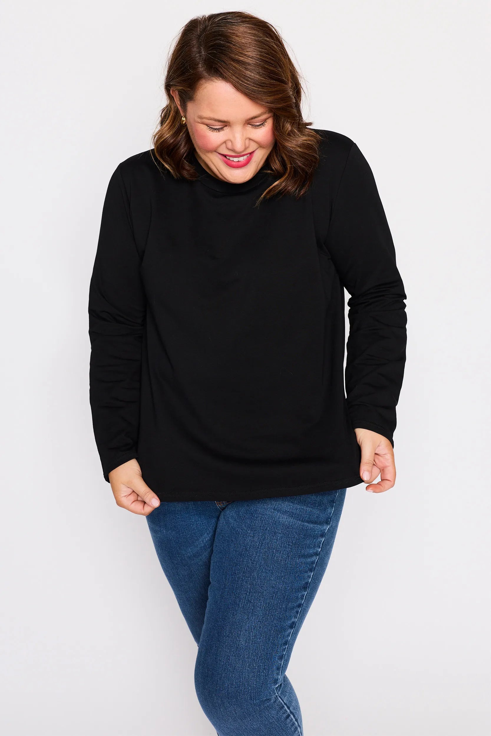 Maryanne Black Top – Black loose top