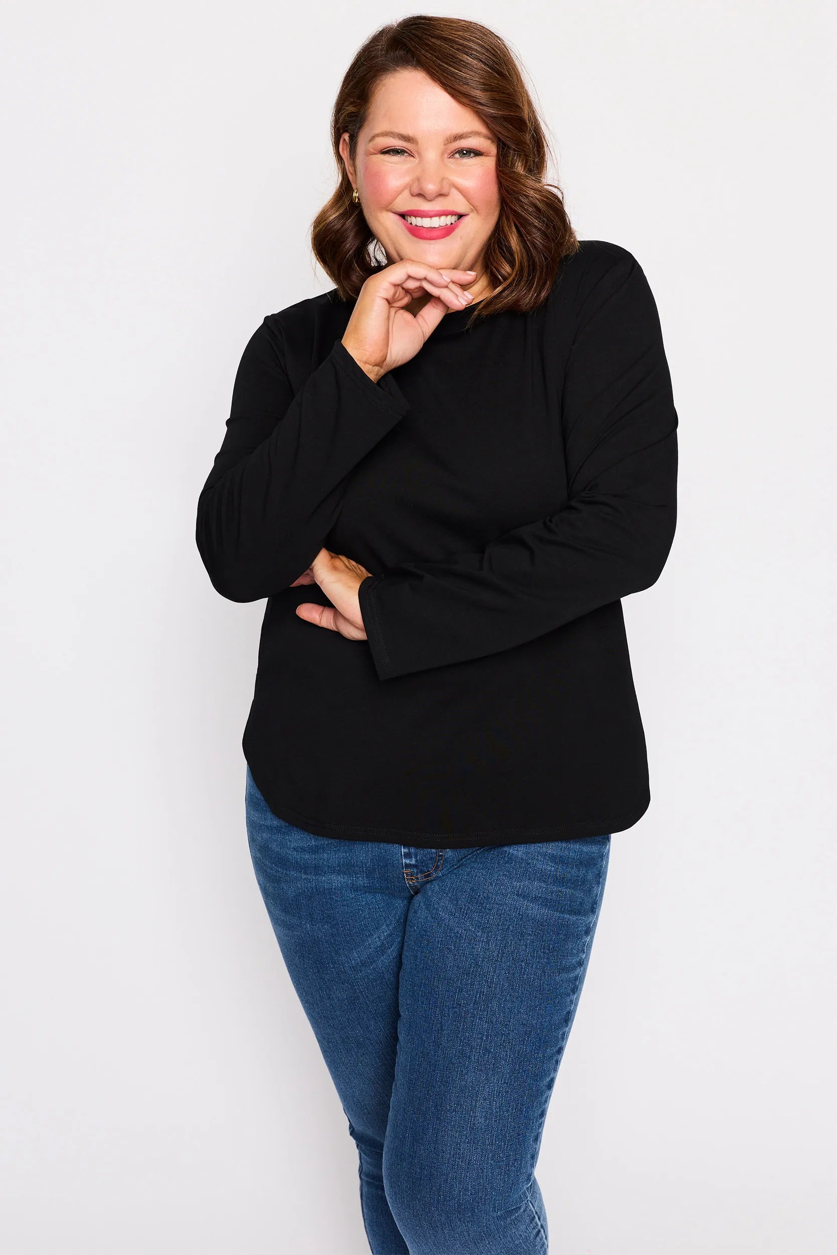 Maryanne Black Top – Black loose top