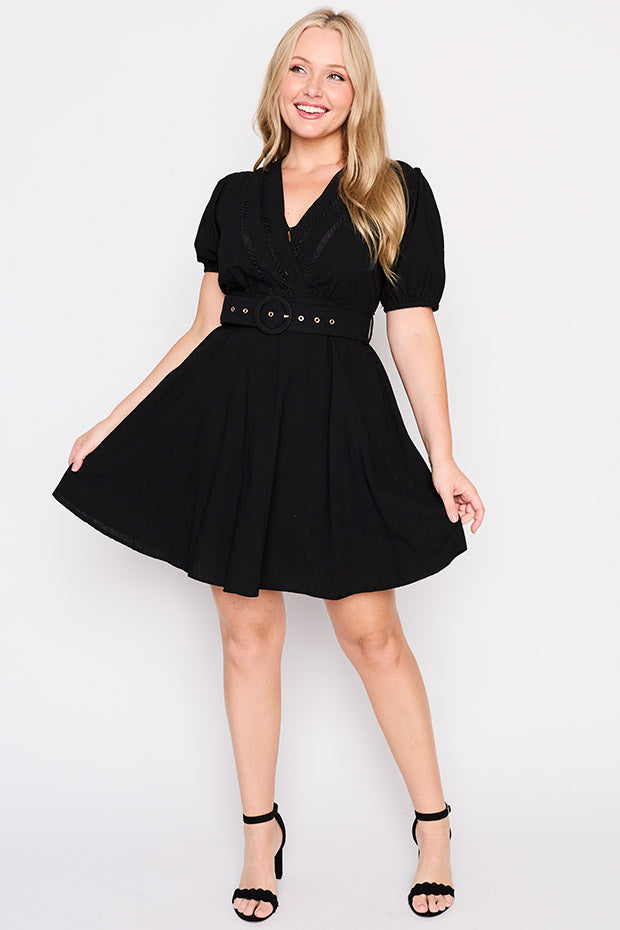 Ollie Black Dress – Black mini dress