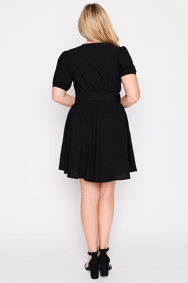 Ollie Black Dress – Black mini dress
