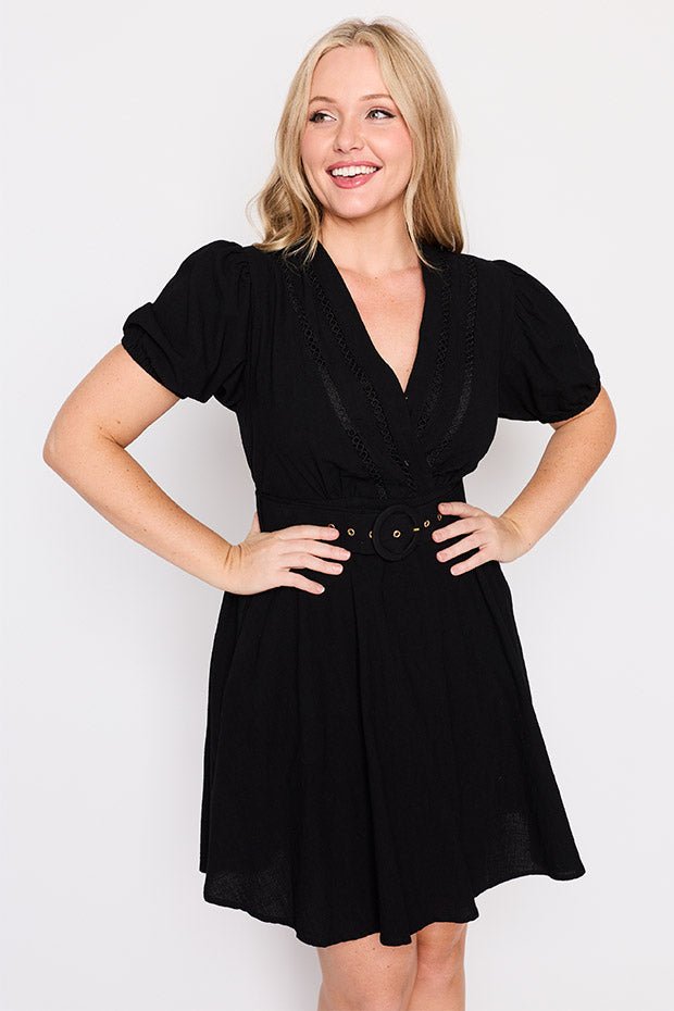 Ollie Black Dress – Black mini dress