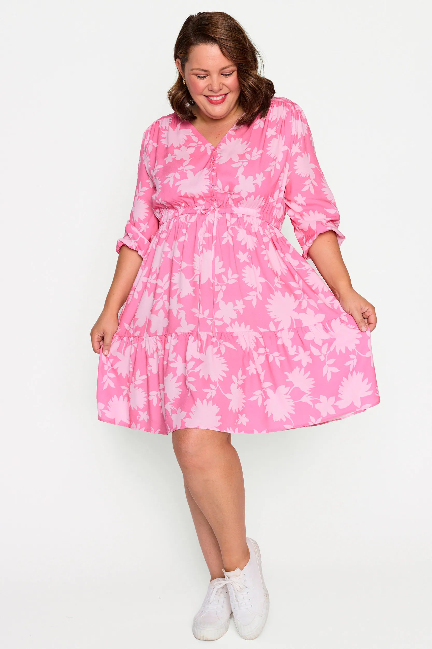 Amy Pink Ivy Dress
