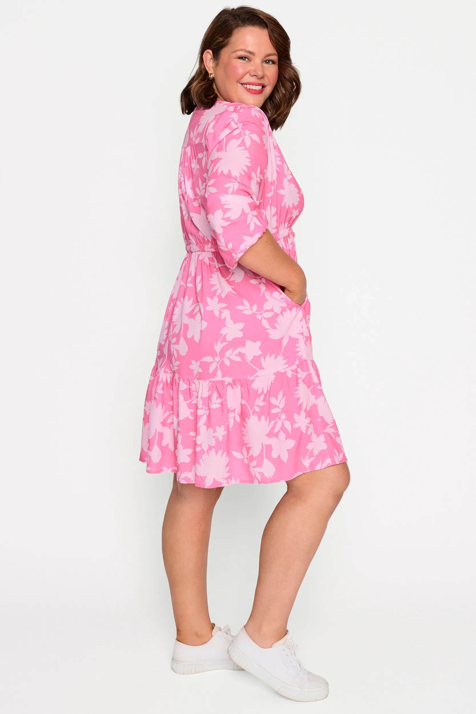 Amy Pink Ivy Dress