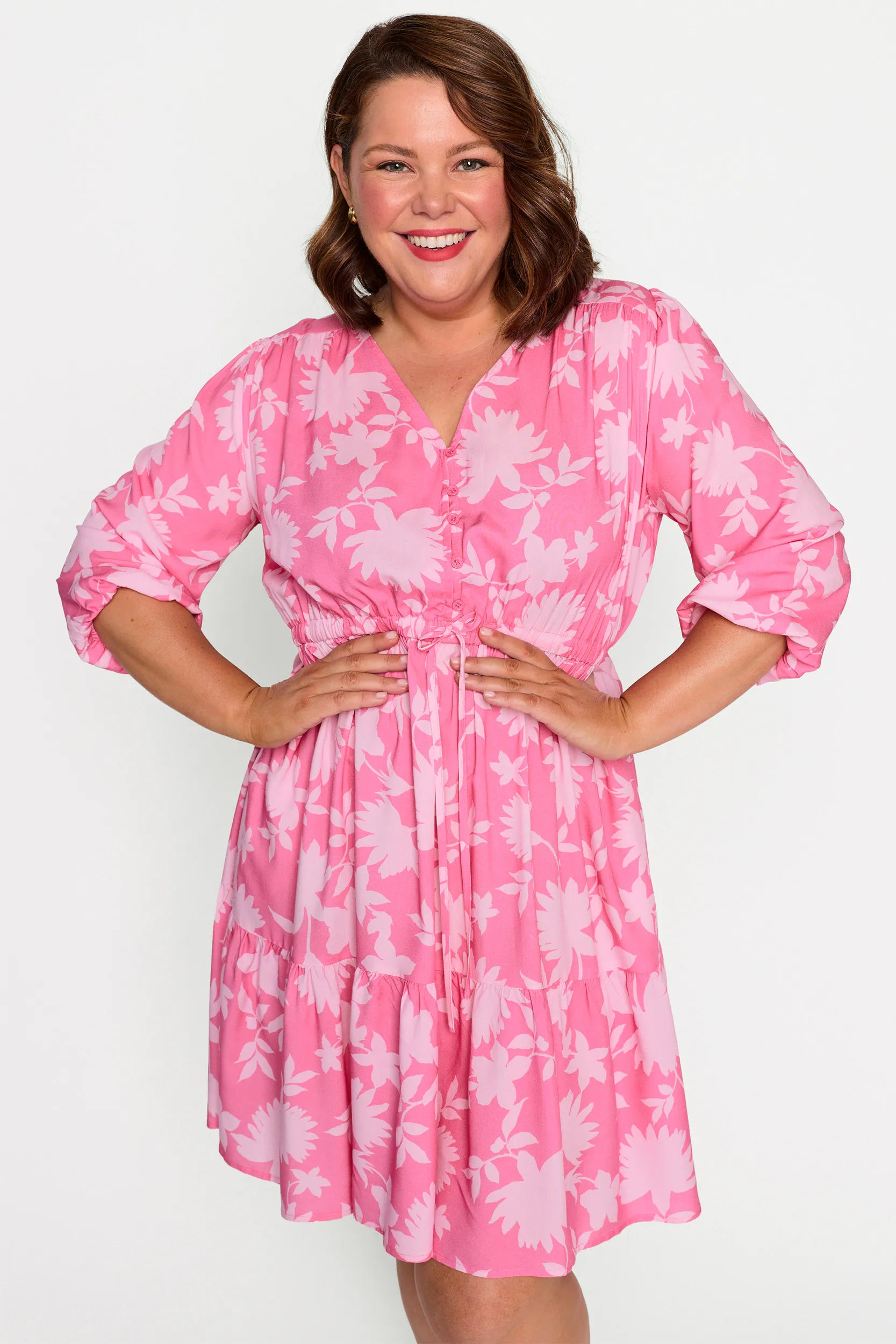 Amy Pink Ivy Dress