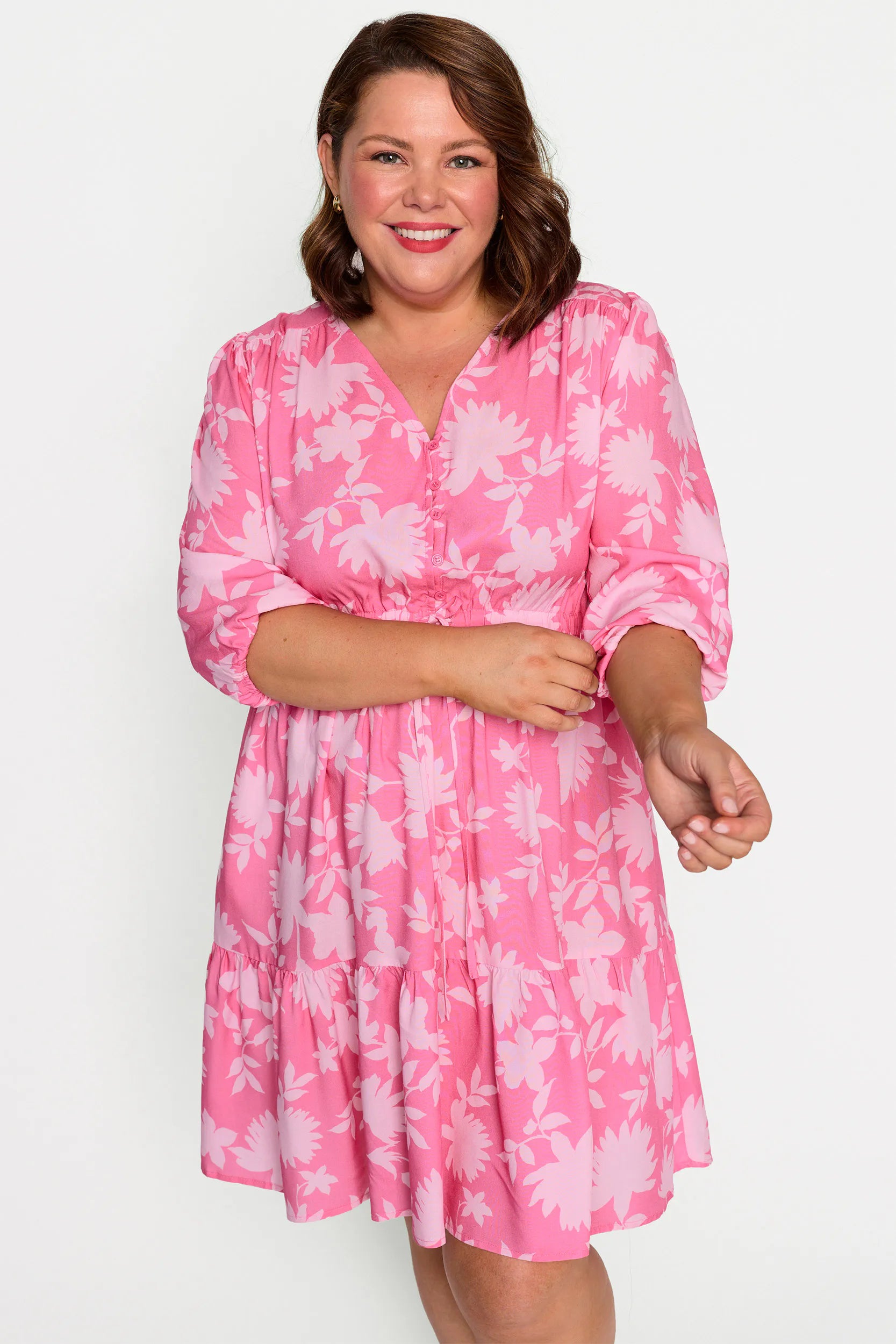 Amy Pink Ivy Dress