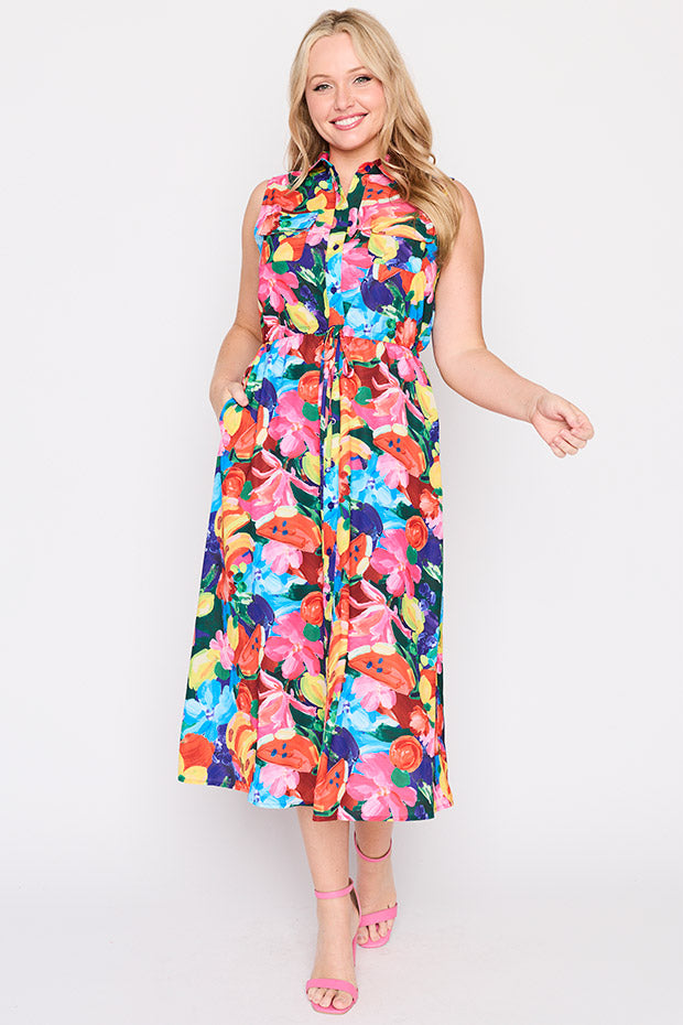 Elizabeth Summer Samba Dress – Summer Samba knee length dress