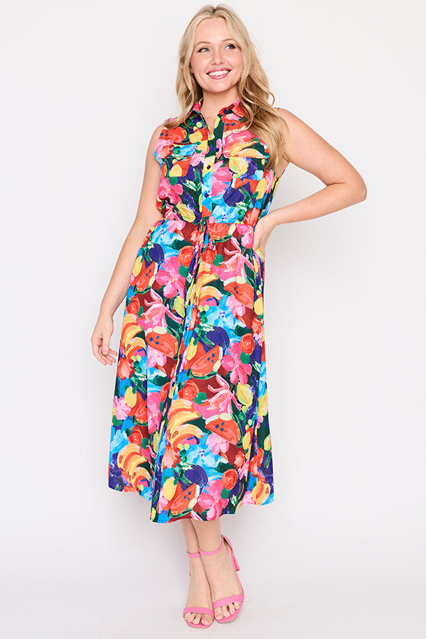 Elizabeth Summer Samba Dress – Summer Samba knee length dress