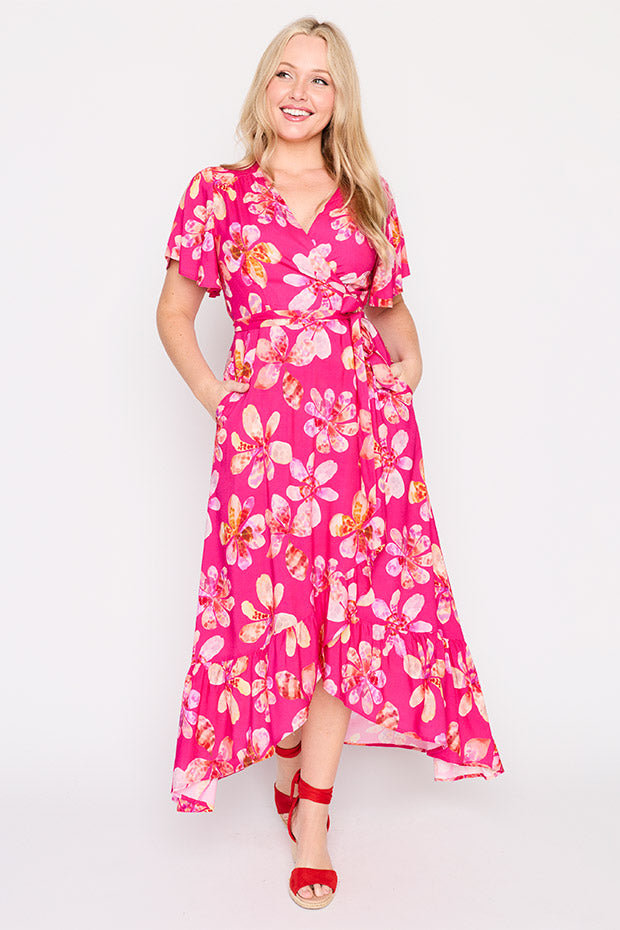 Cate Wild Daisies Wrap Dress – Wild Daisies Wrap wrap dress