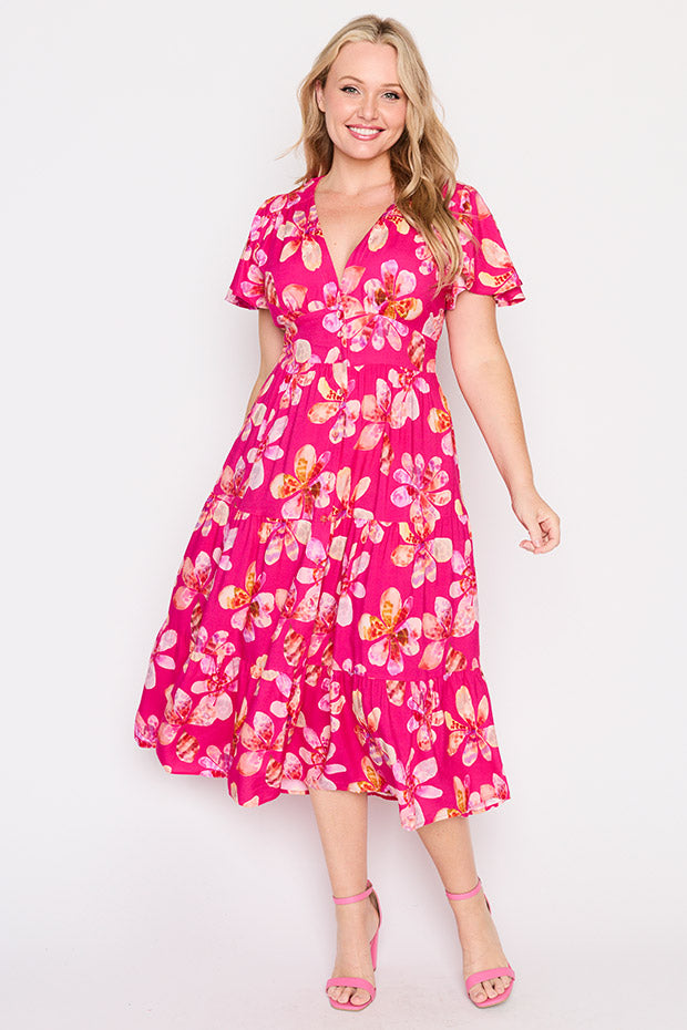 Heather Wild Daisies Dress – Wild Daisies midi dress