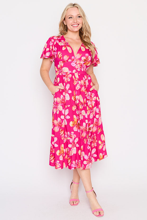 Heather Wild Daisies Dress – Wild Daisies midi dress