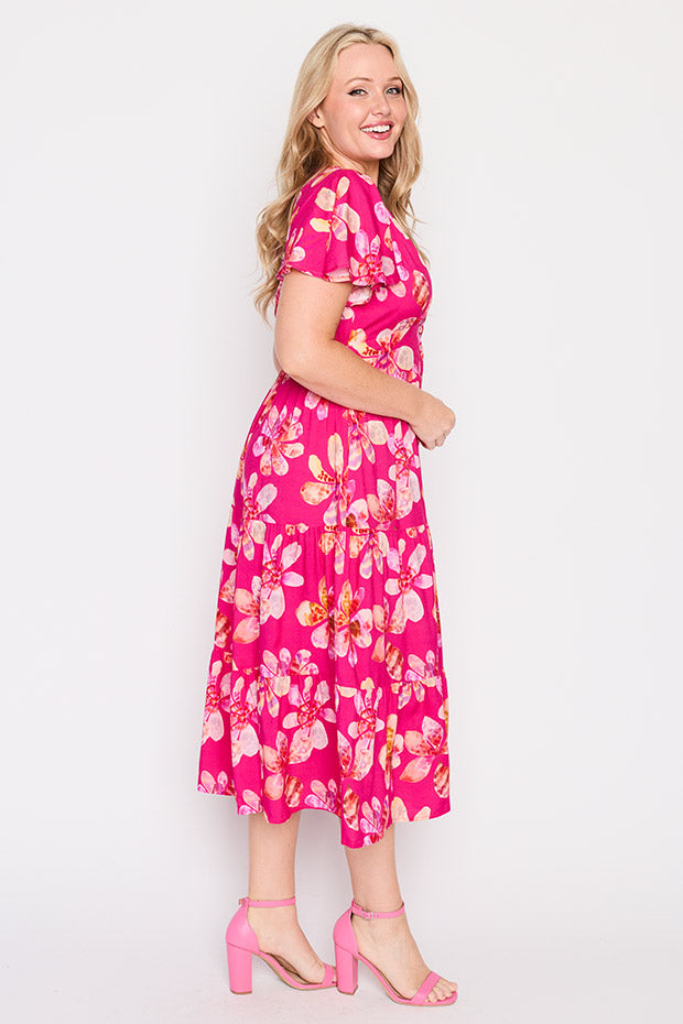 Heather Wild Daisies Dress – Wild Daisies midi dress