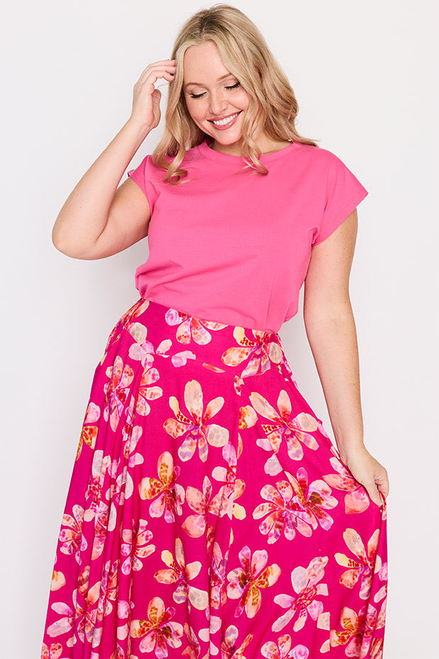 Katelyn Wild Daisies Skirt – Wild Daisies maxi skirt