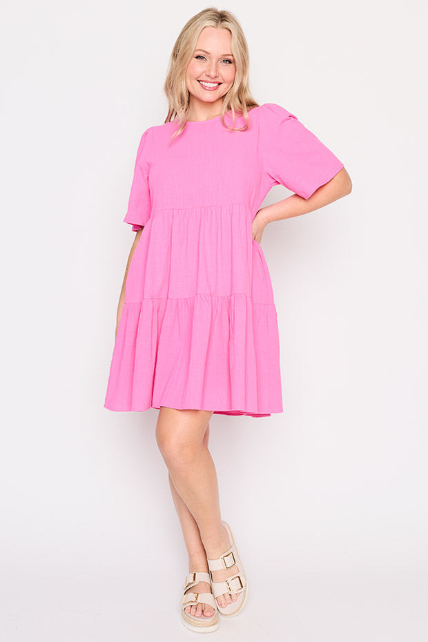 Wilma Pink Dress – Pink mini dress