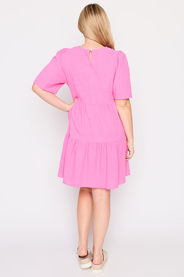 Wilma Pink Dress – Pink mini dress
