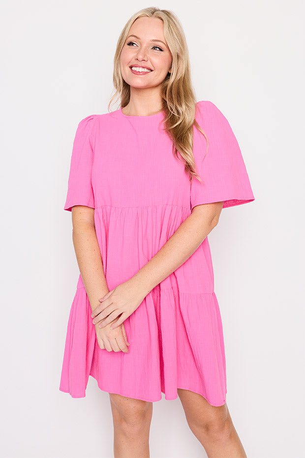 Wilma Pink Dress – Pink mini dress