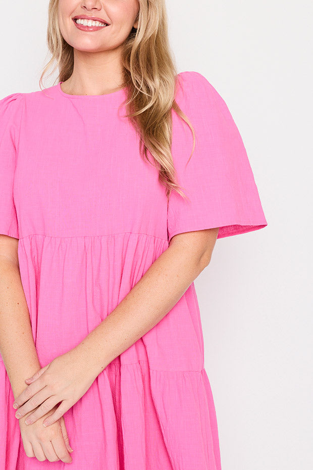 Wilma Pink Dress – Pink mini dress