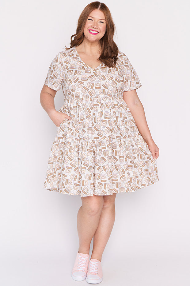 Lilah Coffee Time Dress – Coffee Time mini dress