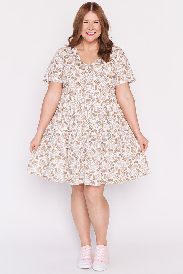 Lilah Coffee Time Dress – Coffee Time mini dress
