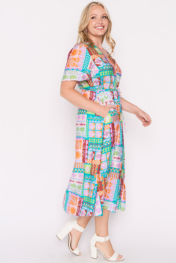 Mary Love In The Sun Dress – Love In The Sun midi dress