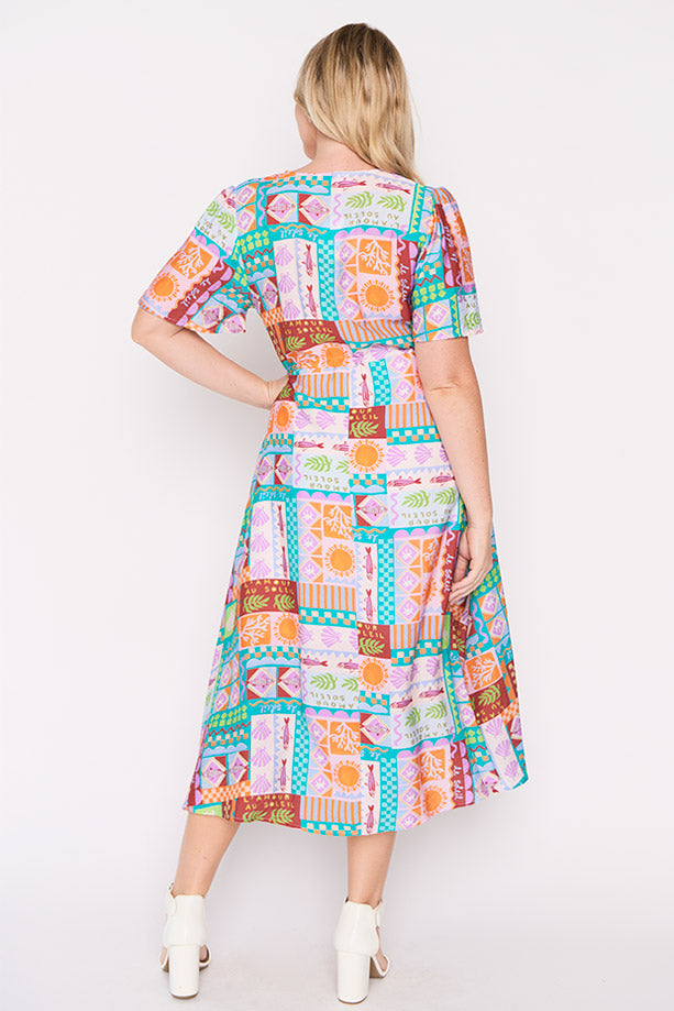 Mary Love In The Sun Dress – Love In The Sun midi dress